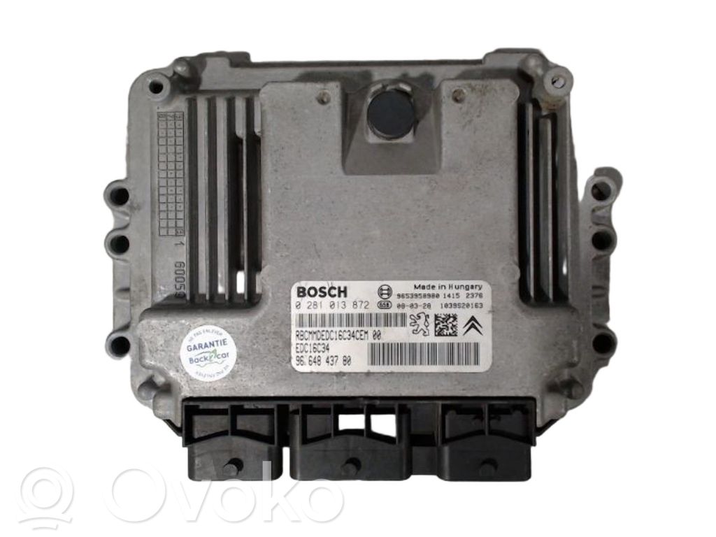 Peugeot 308 SW  Unité de commande, module ECU de moteur 