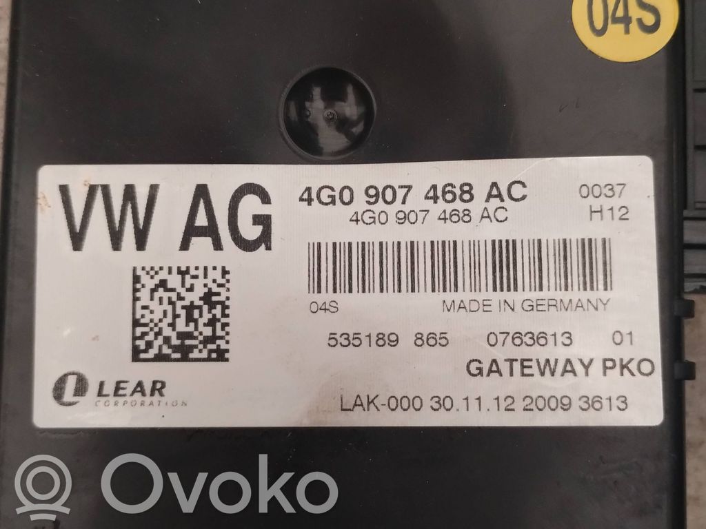 Gateway control module   4G0907468AC