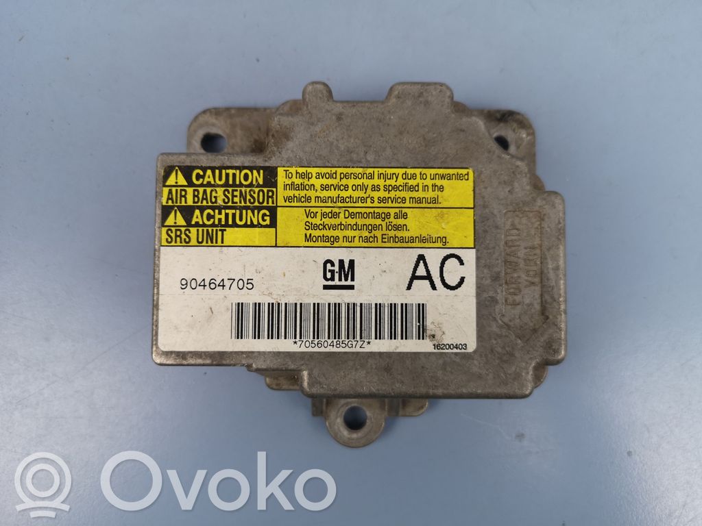 Opel Vectra B Airbag control unit/module 