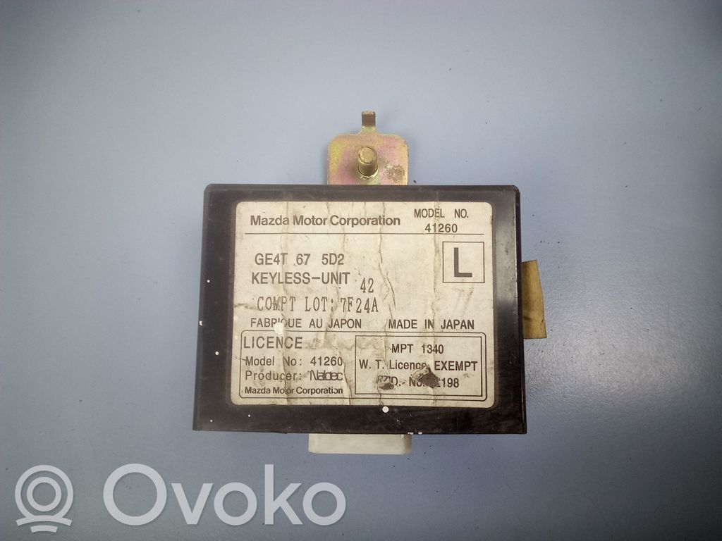 Immobilizer control unit/module   GE4T675D2,41260,7F24A