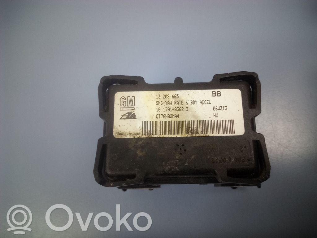 Opel Zafira B ESP acceleration yaw rate sensor 