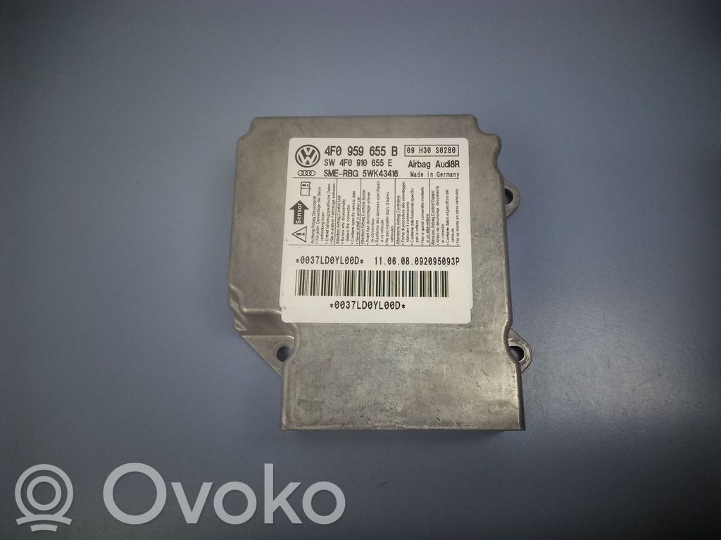 Audi A6 S6 C6 4F Sterownik / Moduł Airbag 