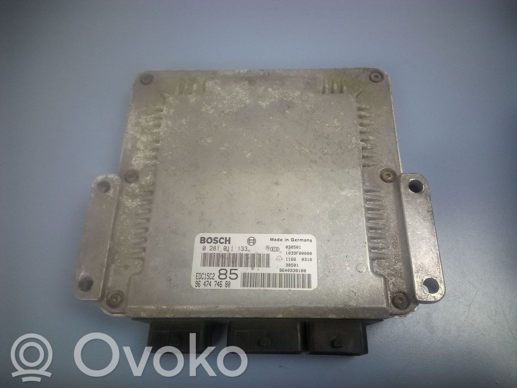 Peugeot 807 Engine control unit/module 