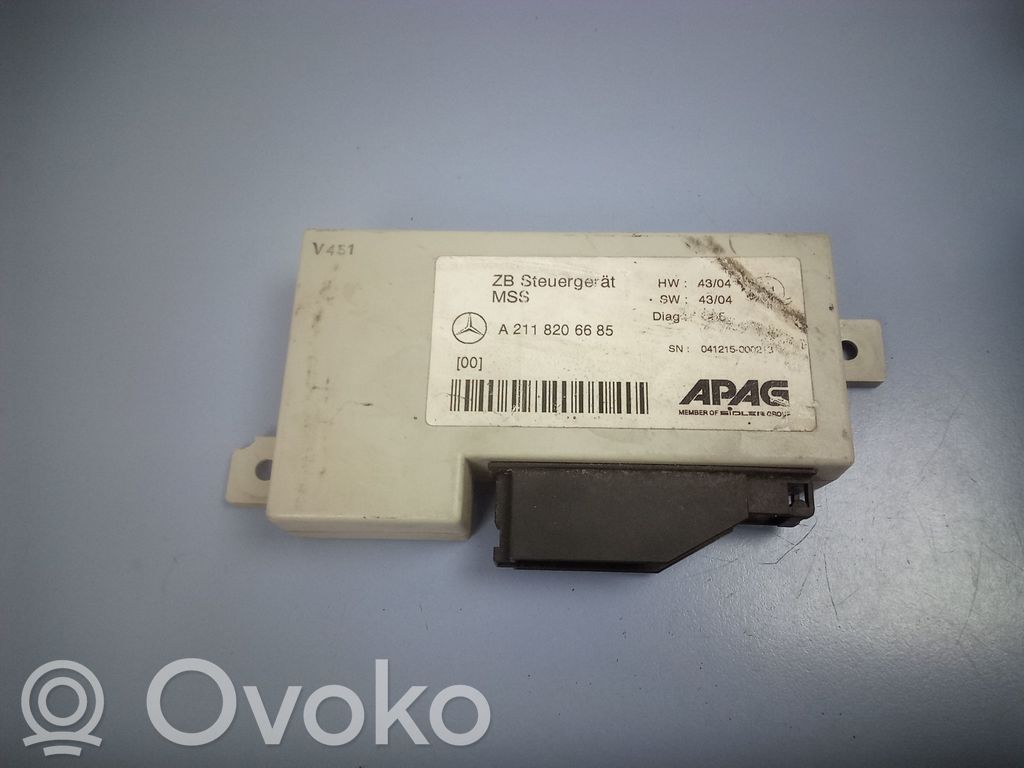 Mercedes-Benz E W211 Other control units/modules 