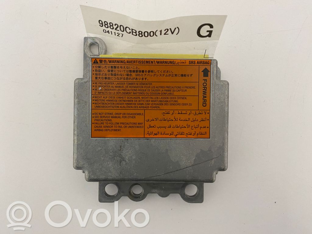 Nissan Murano Z50 Module de contrôle airbag 