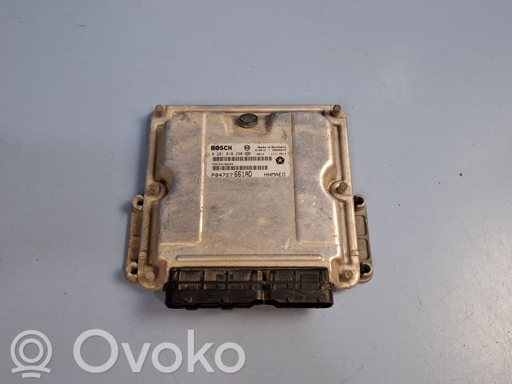 Engine control unit/module   P04727661AD,0281010290