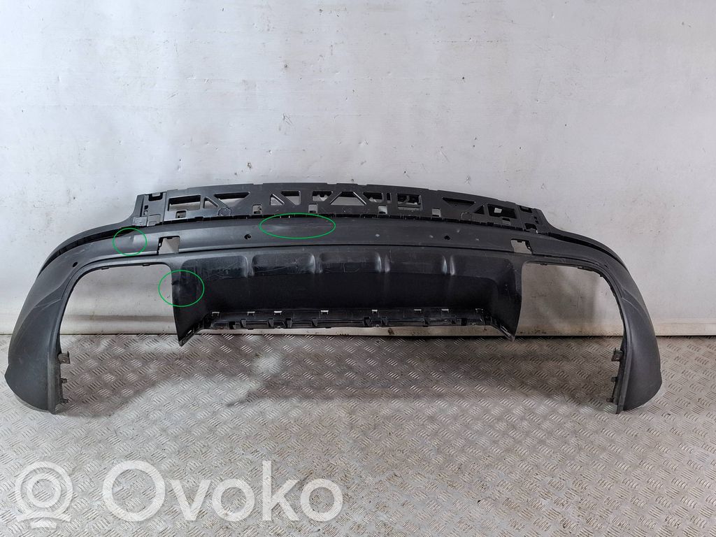 Porsche Cayenne (9Y0 9Y3) Moldura inferior del parachoques trasero 