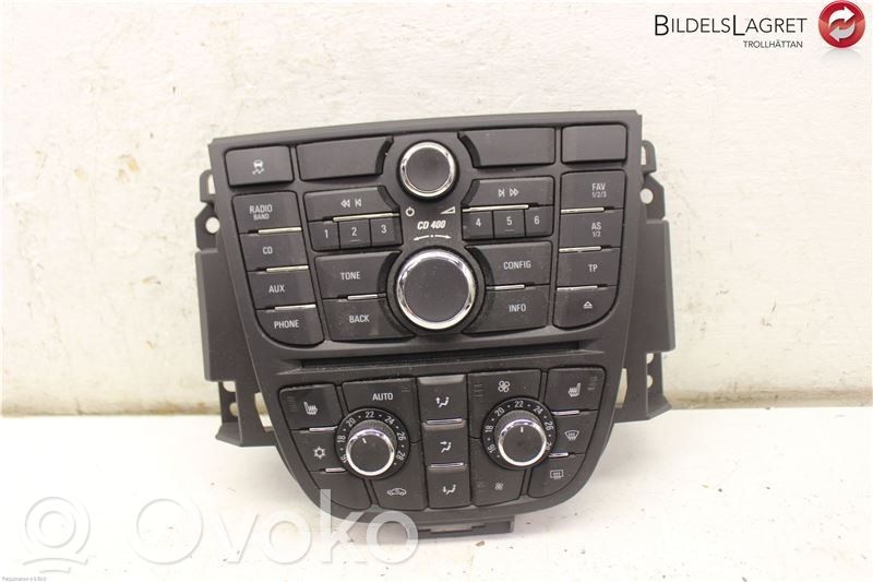 Opel Astra J Climate control unit 