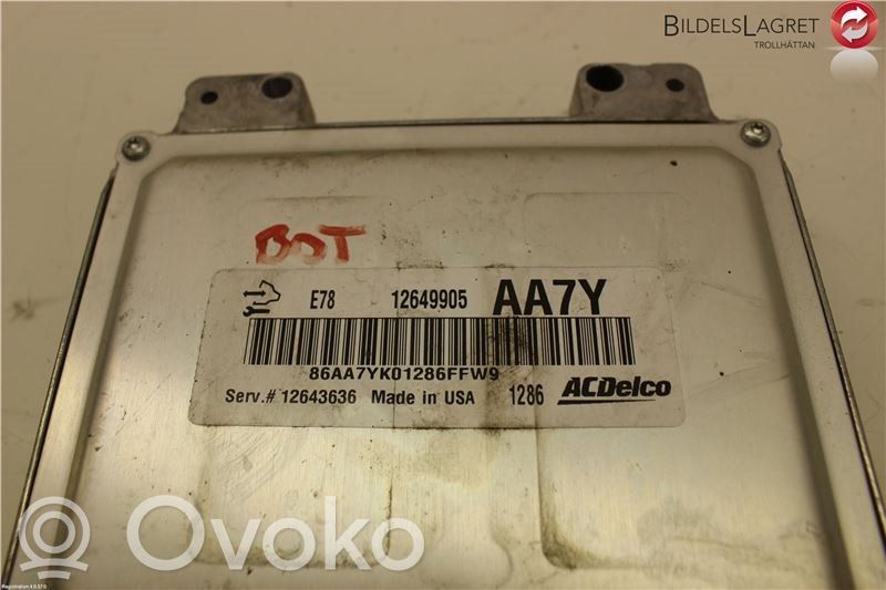 Opel Zafira C Injection control unit/module 
