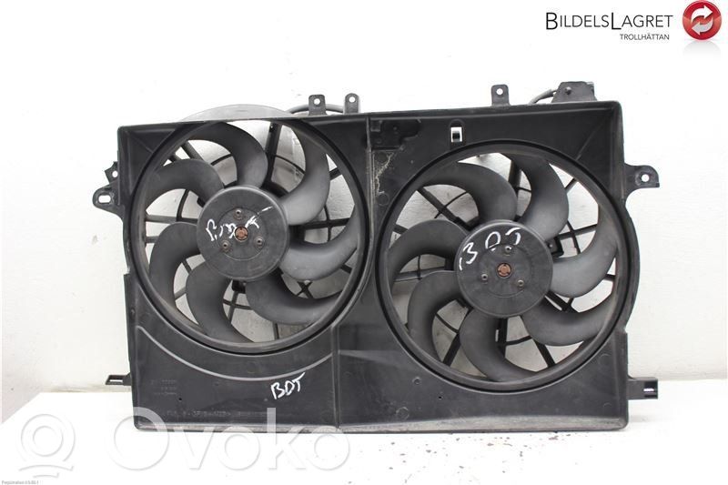 Saab 9-5 Radiator cooling fan shroud 