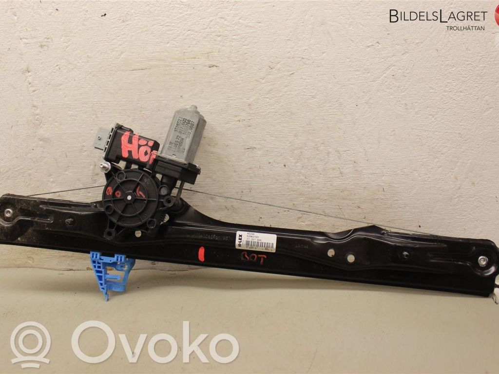 Opel Combo D Front door window regulator with motor 