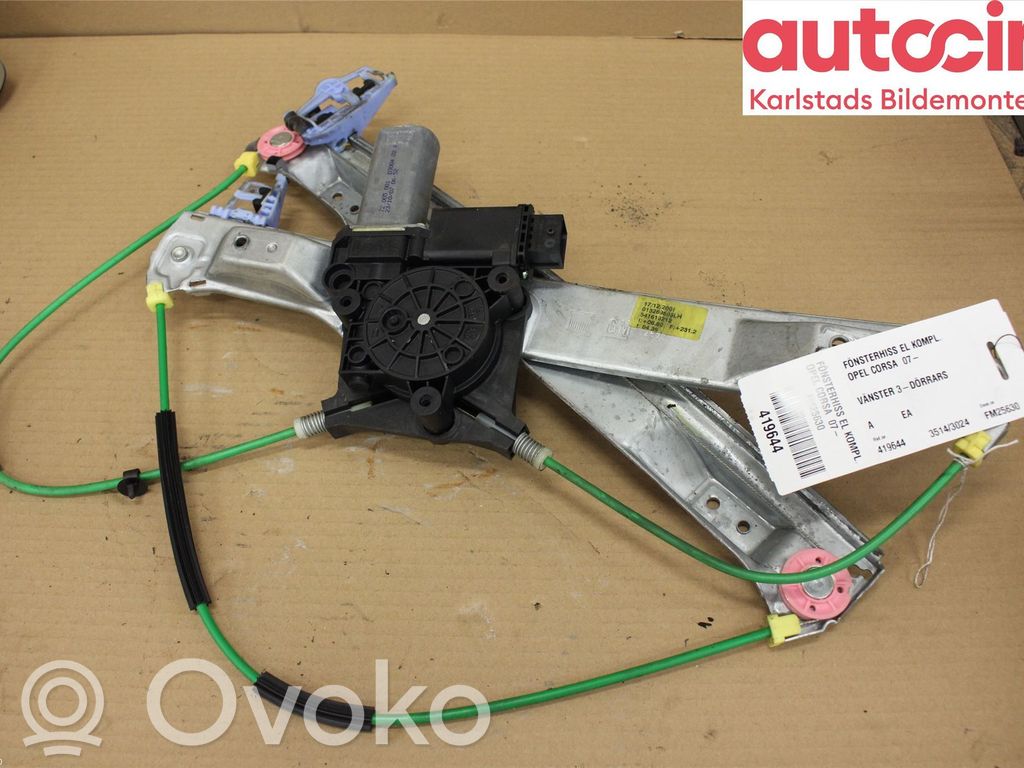 Opel Corsa D Elektryczny podnośnik szyby drzwi przednich 