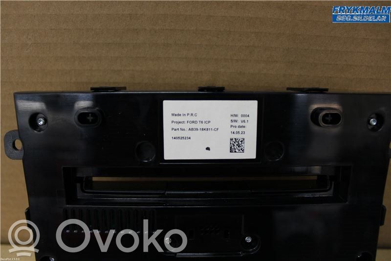 Ford Ranger Radio/CD/DVD/GPS head unit 