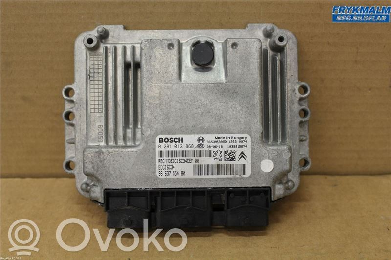 Injection control unit/module   9663755480,1942NQ,0281013868