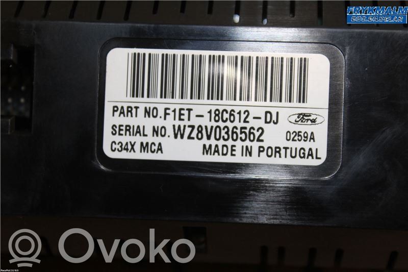 Ford Focus Climate control unit 