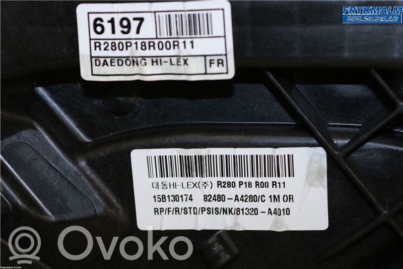 KIA Carens III Regulador de puerta delantera con motor 
