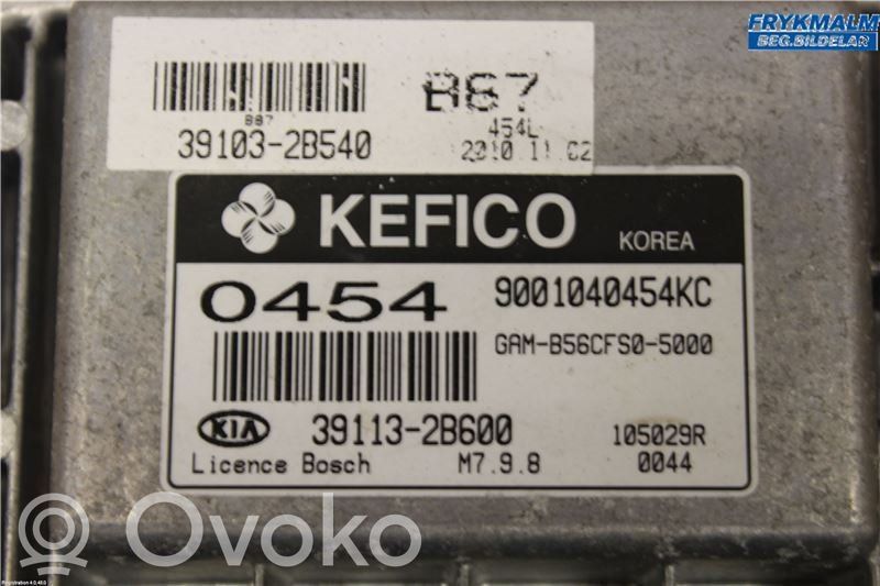 Unité de commande / module d'injection   391132B600,9001040454KC