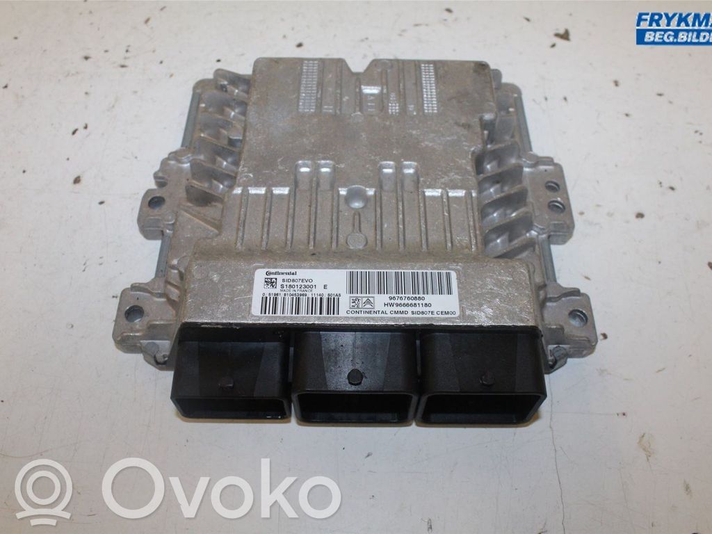 Injection control unit/module   1944C3,9676760880,9676760880