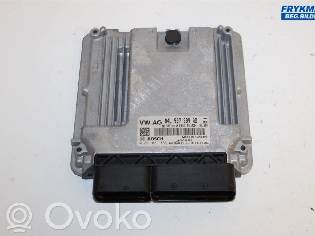 Injection control unit/module   04L906016QA,0281031786,04L907309AB
