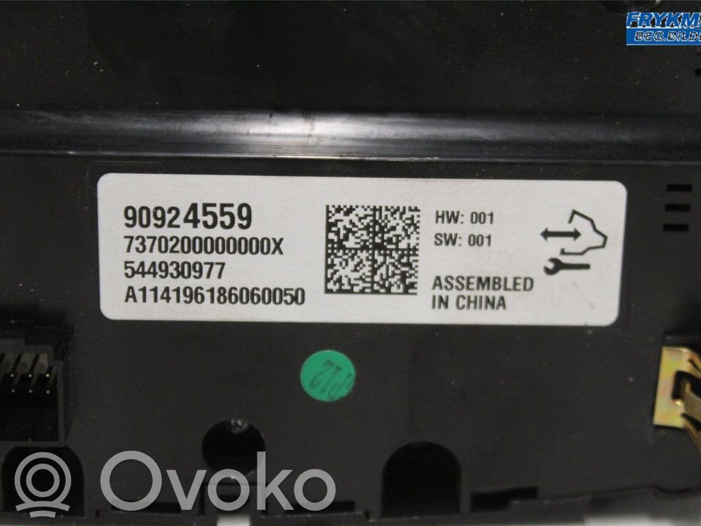 Opel Insignia A Unitate control climatizare 
