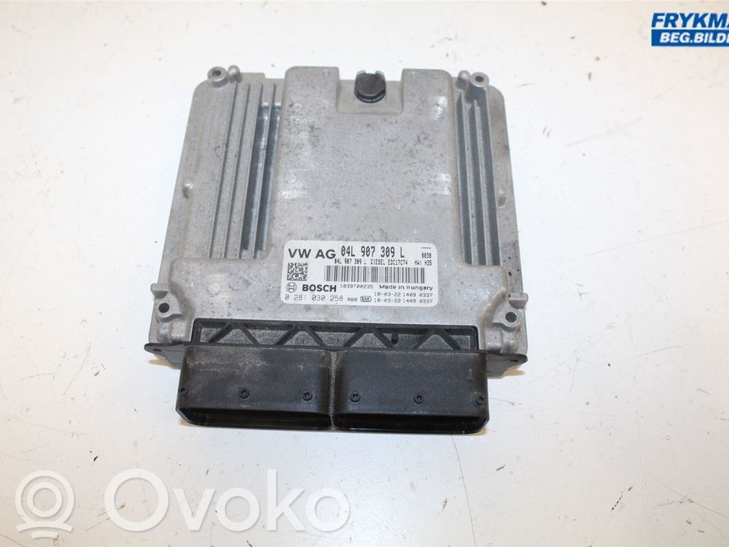 Injection control unit/module   04L906026AH,0281030258,04L907309L