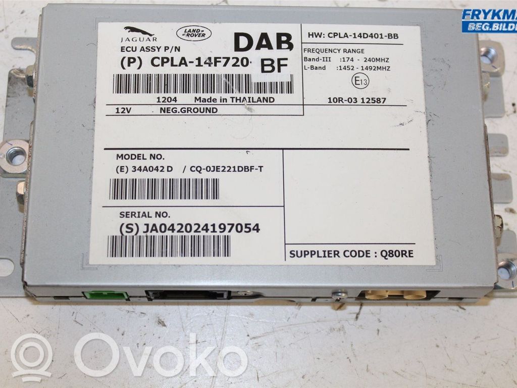 Land Rover Range Rover L405 Bedieneinheit Controller Multimedia 