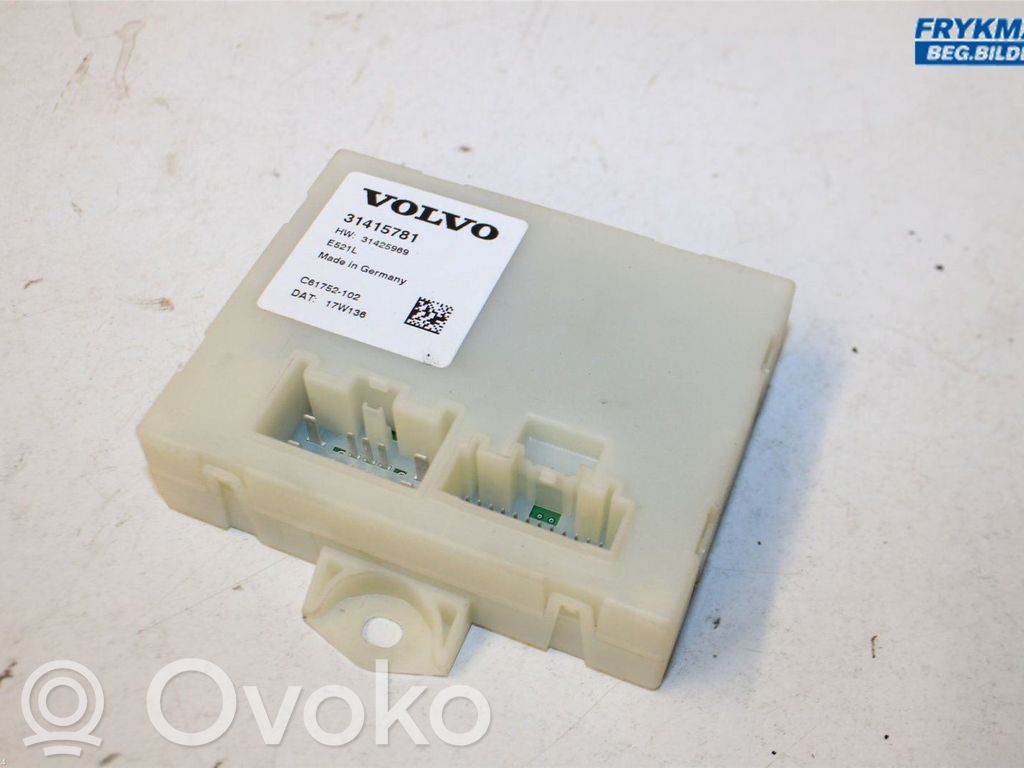 Tailgate/trunk control unit/module   31415781,31415781,31415781