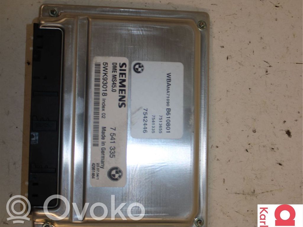 BMW 5 E60 E61 Injection control unit/module 