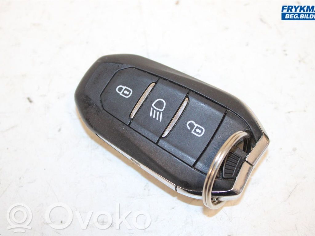 Citroen C3 Ignition key/card 