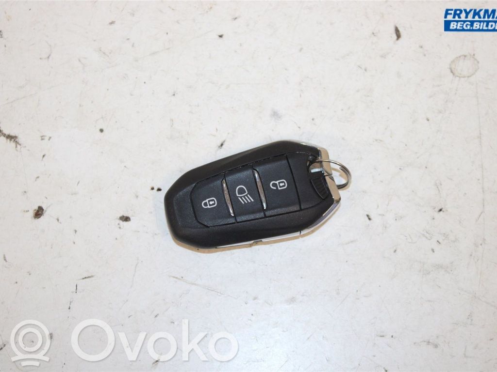 Citroen C3 Ignition key/card 
