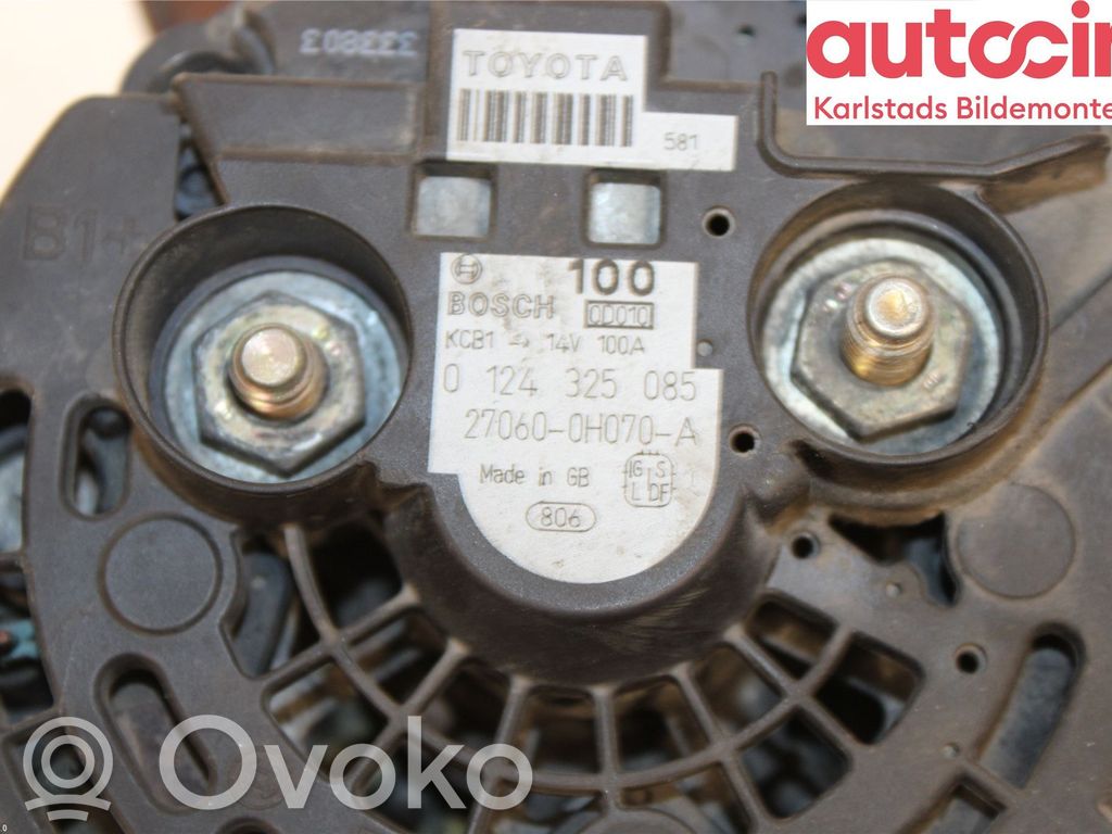 Toyota Avensis T250 Generator/alternator 