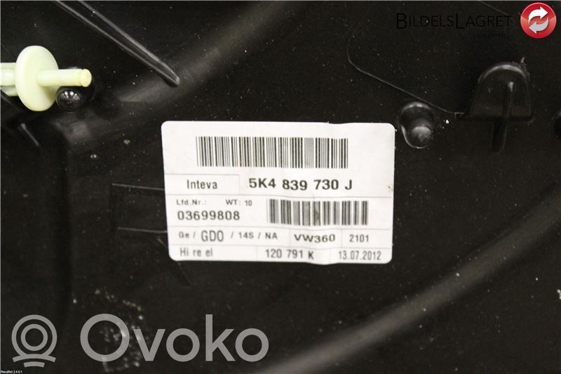 Volkswagen Golf VI Mechanizm podnoszenia szyby przedniej bez silnika 