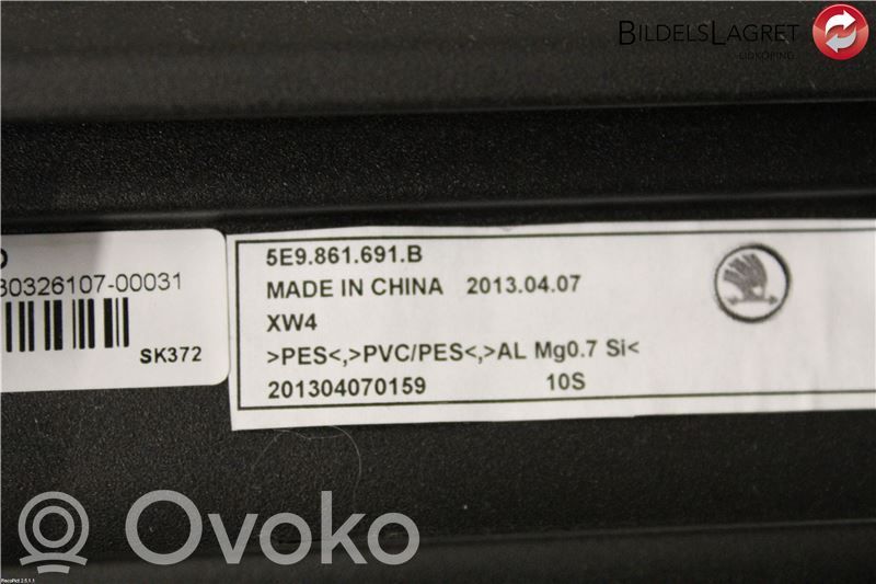 Skoda Octavia Mk3 (5E) Siatka bagażnika 