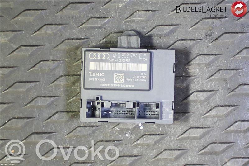 Unité de commande module de porte   4F0959794E,4F0959794E,4F0959794E