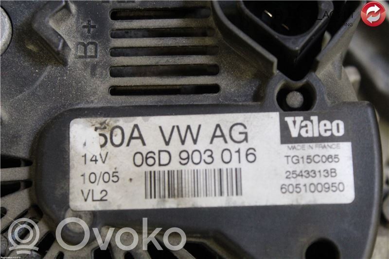 Audi A4 S4 B7 8E 8H Ģenerators 