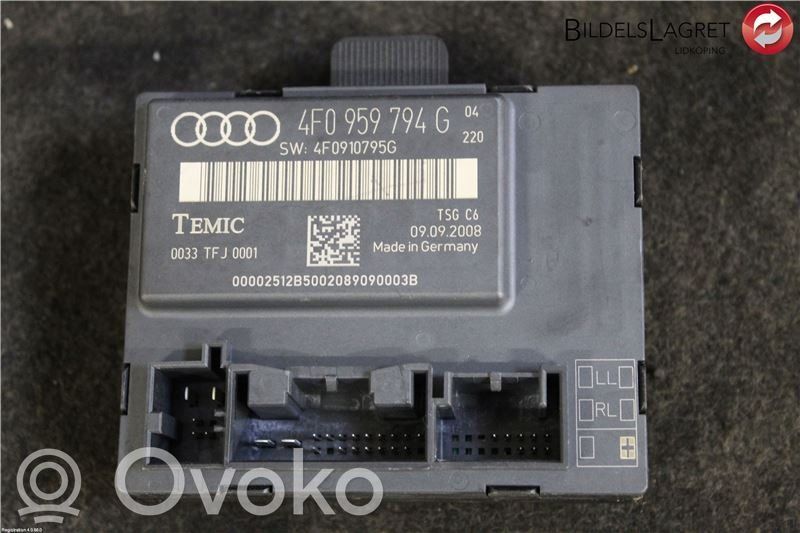 Audi A6 S6 C6 4F Door control unit/module 