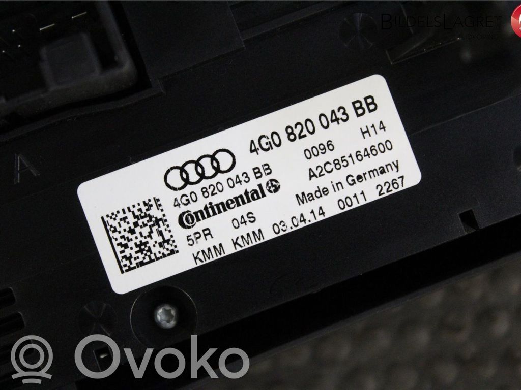 Audi A6 S6 C7 4G Unitate control climatizare 