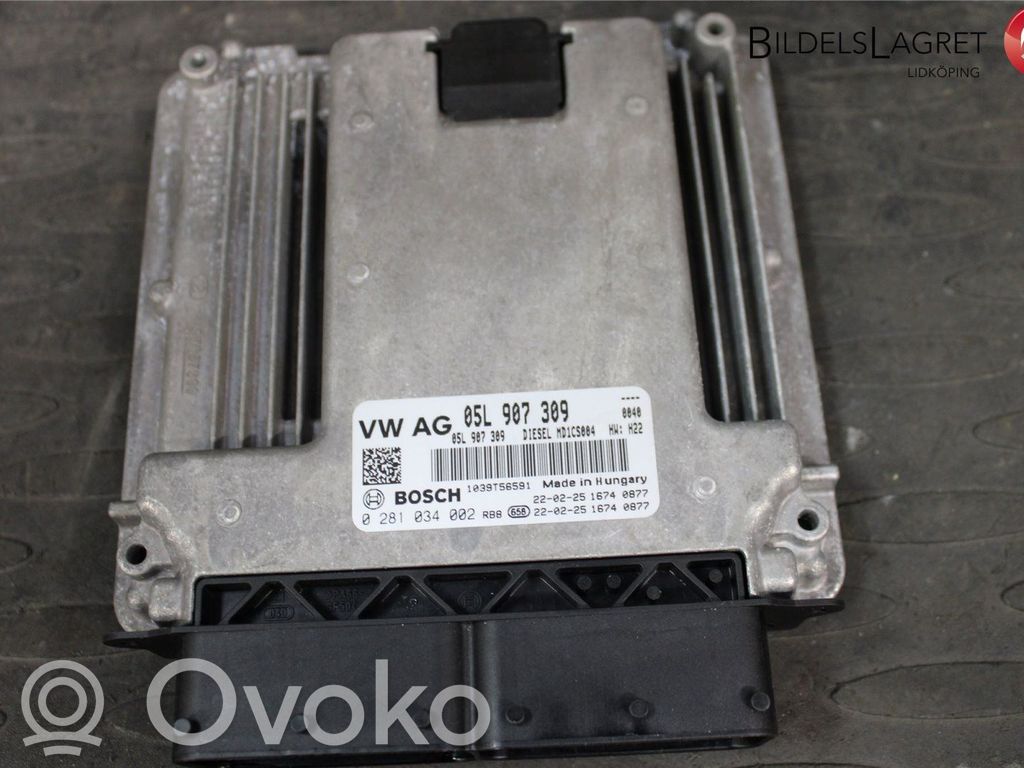 Unité de commande / module d'injection   05L906027AB4KA,05L907309,05L907309