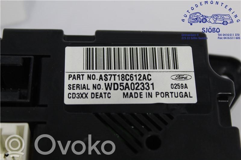 Climate control unit   1865349,AS7T18C612AC