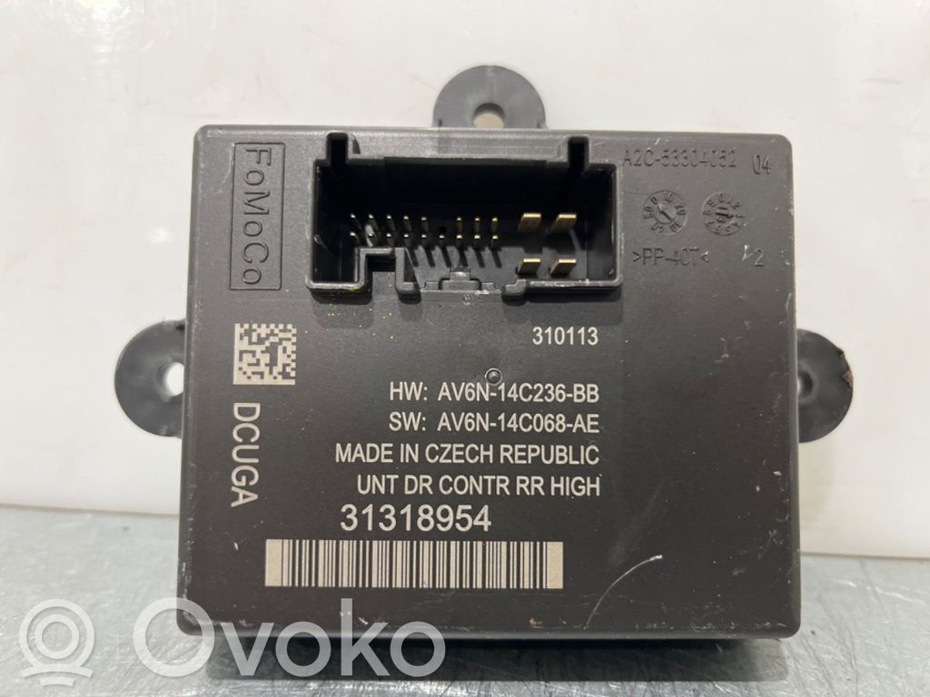 Door control unit/module   31318954,31318954,31318954,31318954,AV6N14C236BB