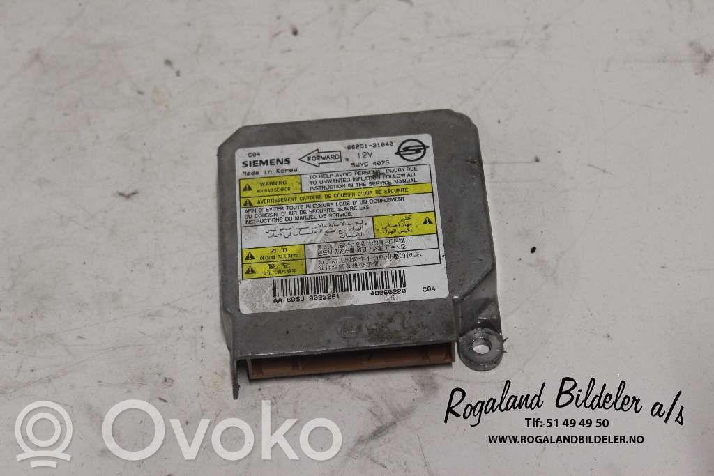 SsangYong Actyon Unidad de control/módulo del Airbag 