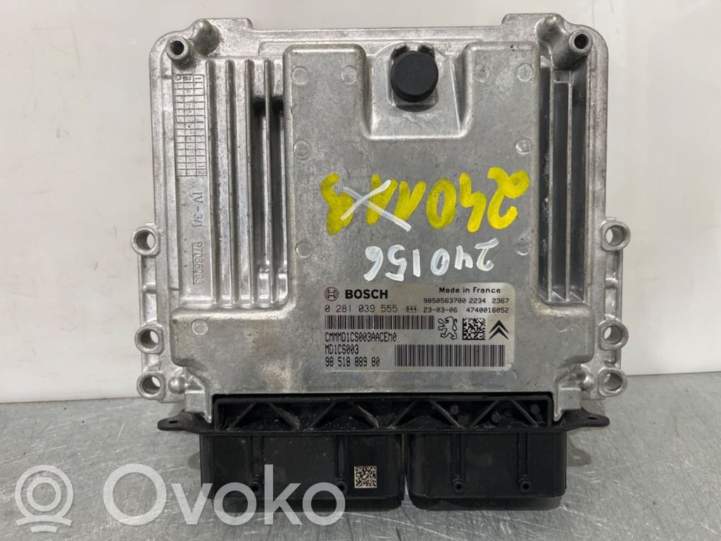 Engine control unit/module ECU   1687815180,9851888980,9851888980,0281039555,1687815180,9851888980