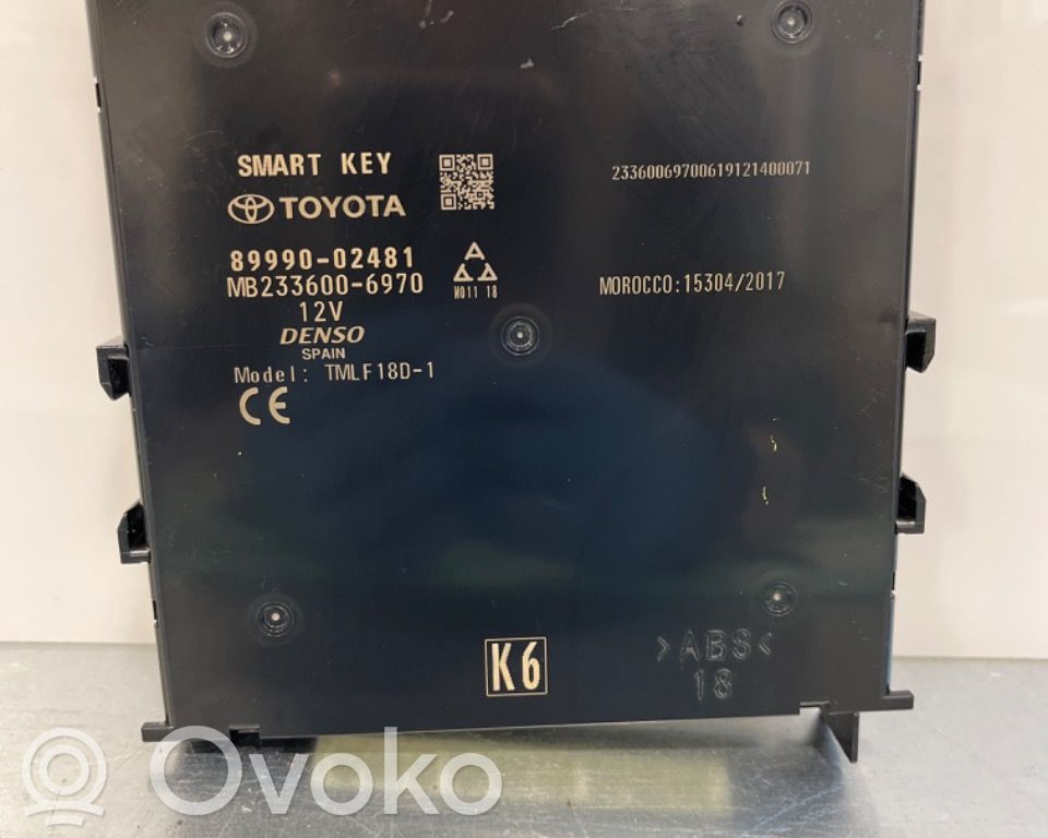 Toyota Corolla E210 E21 Keyless (KESSY) go control unit/module 