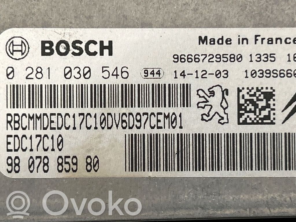 Peugeot Partner Engine control unit/module ECU 