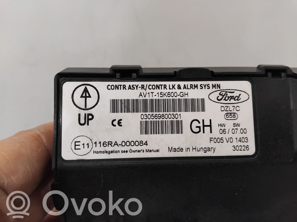 Sonstige Steuergeräte / Module   NONR,AV1T15K600GH,AV1T15K600GH,AV1T15K600GH,F005V01403,NONR