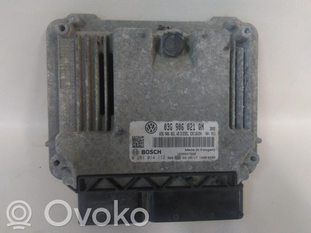 Skoda Superb B6 (3T) Engine control unit/module ECU 