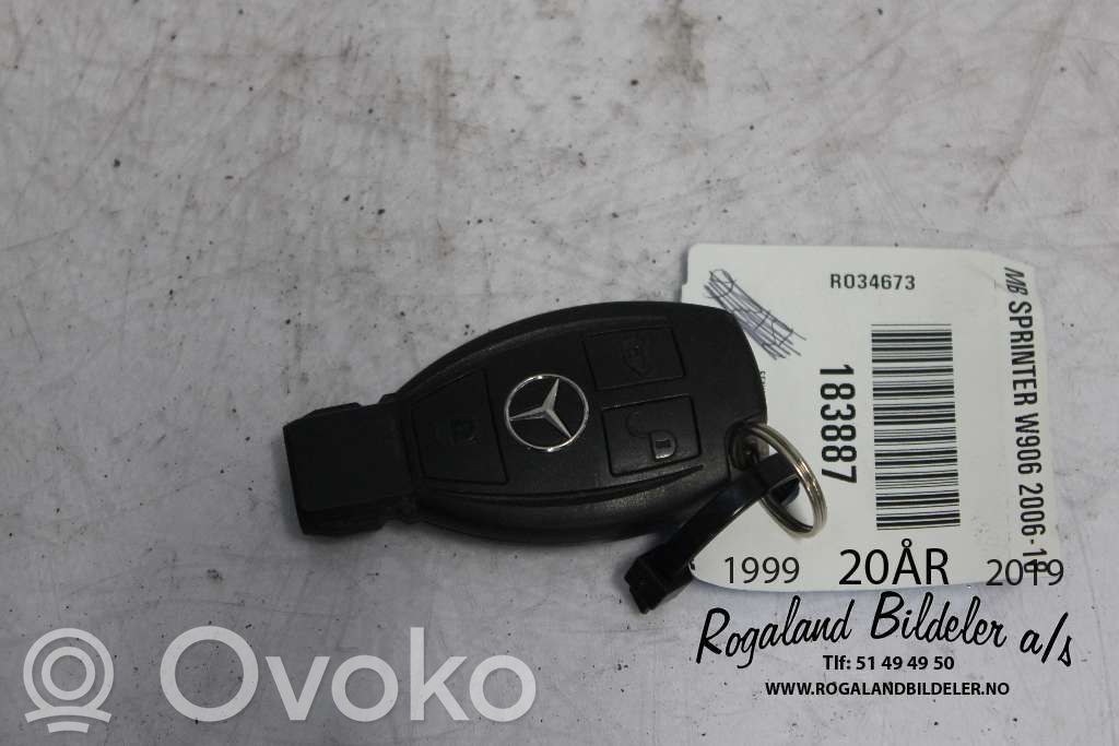 Mercedes-Benz Sprinter W906 Klucz / Karta zapłonu 