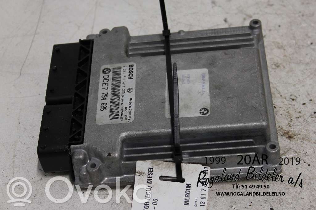 BMW X5 E53 Unité de commande, module ECU de moteur 
