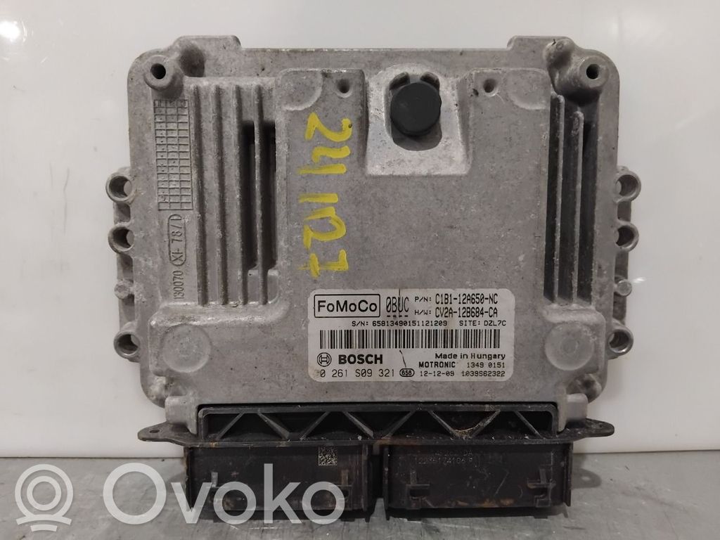 Engine control unit/module ECU   1784307,CV2A12B684CA,CV2A12B684CA,0261S09321,1784307,CV2A12B684CA
