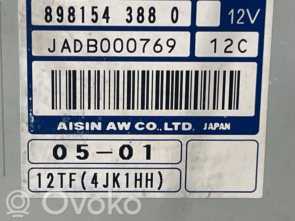 Isuzu D-Max Gearbox control unit/module 
